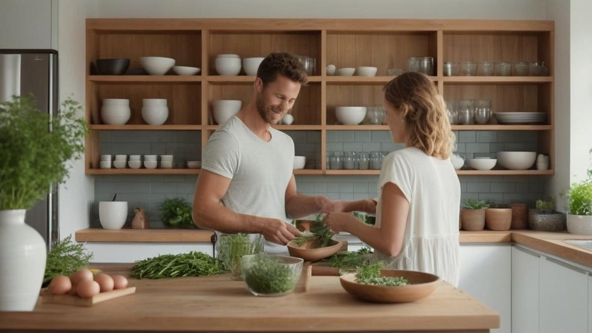 sustainable kitchen organization